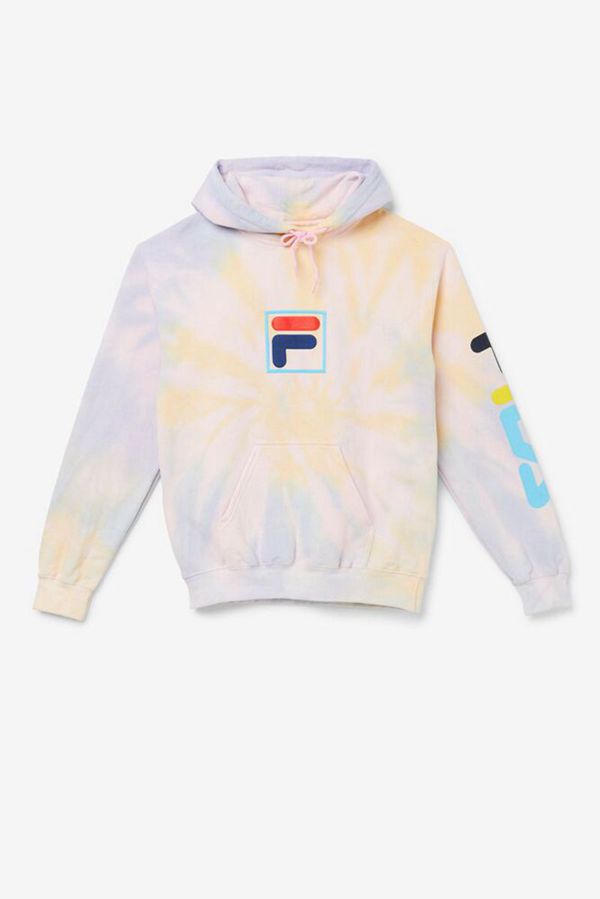 Fila Tie Dye Men's Hoodies - Multicolor,NZ 945-8914